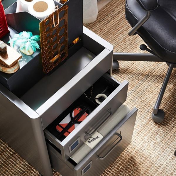 Comodă pentru birou Ikea Idasen 61 x 42 x 47 / Plastic / Dark Gray photo 2