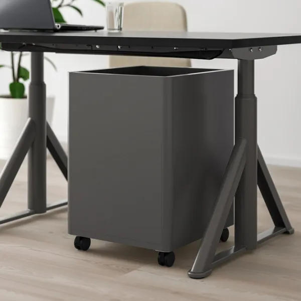 Comodă pentru birou Ikea Idasen 61 x 42 x 47 / Plastic / Dark Gray photo 3