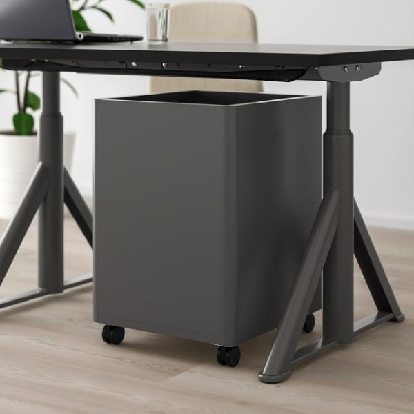 Comodă pentru birou Ikea Idasen 61 x 42 x 47 / Plastic / Dark Gray photo 3