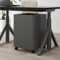 Comodă pentru birou Ikea Idasen 61 x 42 x 47 / Plastic / Dark Gray photo 3