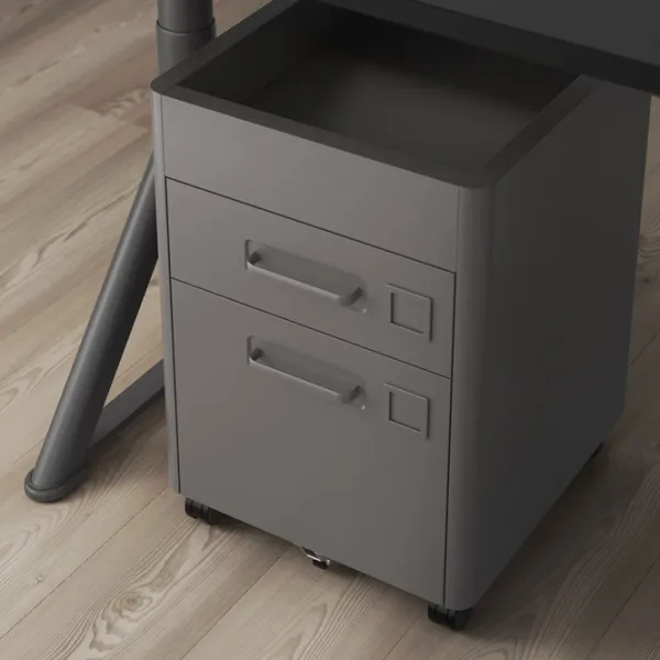 Comodă pentru birou Ikea Idasen 61 x 42 x 47 / Plastic / Dark Gray photo 4
