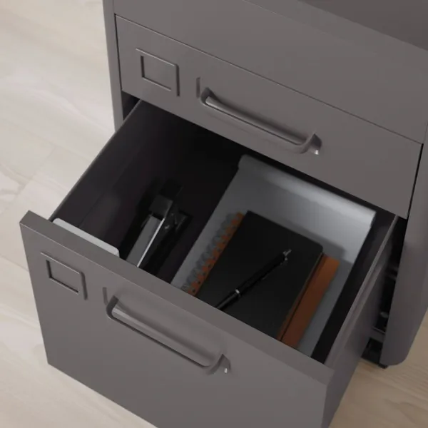 Comodă pentru birou Ikea Idasen 61 x 42 x 47 / Plastic / Dark Gray photo 5