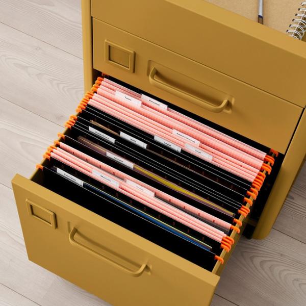 Comodă pentru birou Ikea Idasen 61 x 42 x 47 / Plastic / Brown photo 6