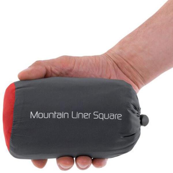 Вкладыш в cпальный мешок Robens Mountain Liner Square Microfiber / Grey Red photo 7