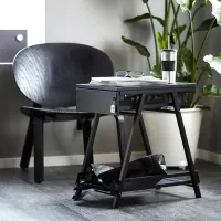 Comodă pentru birou Ikea Trotten 56 x 34 x 47 / Metal / Antracite photo 2