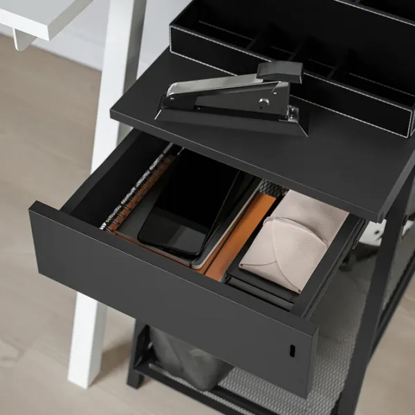 Comodă pentru birou Ikea Trotten 56 x 34 x 47 / Metal / Antracite photo 3