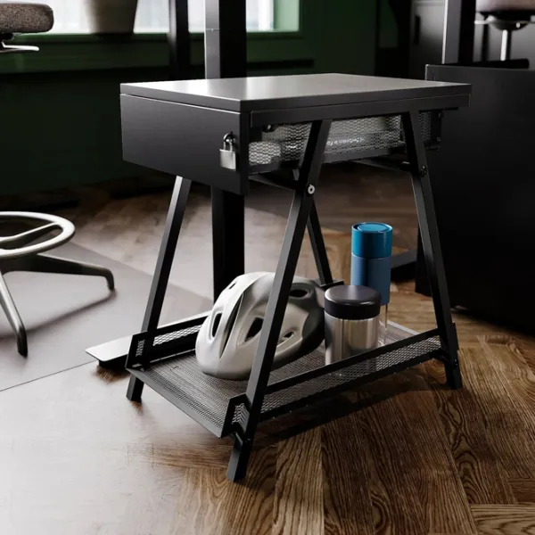 Comodă pentru birou Ikea Trotten 56 x 34 x 47 / Metal / Antracite photo 5