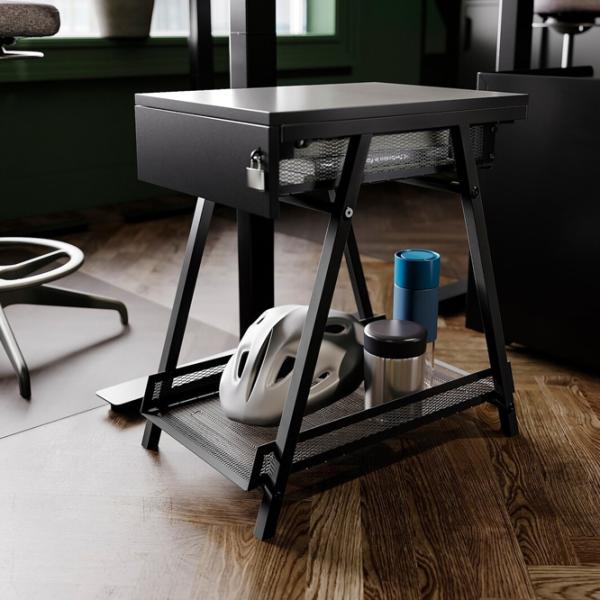 Comodă pentru birou Ikea Trotten 56 x 34 x 47 / Metal / Antracite photo 5