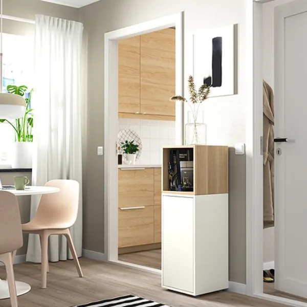 Comodă pentru birou Ikea Eket 107 x 35 x 35 / MDF / Natural Wood photo 2