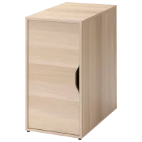 Комод для офиса Ikea Alex 76 x 36 x 58см / ДСП / Белый дуб