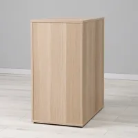 Комод для офиса Ikea Alex 76 x 36 x 58см / ДСП / Белый дуб photo 3