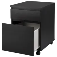 Comodă pentru birou Ikea Malm 59 x 51 x 42 / MDF / Dark Brown photo 2