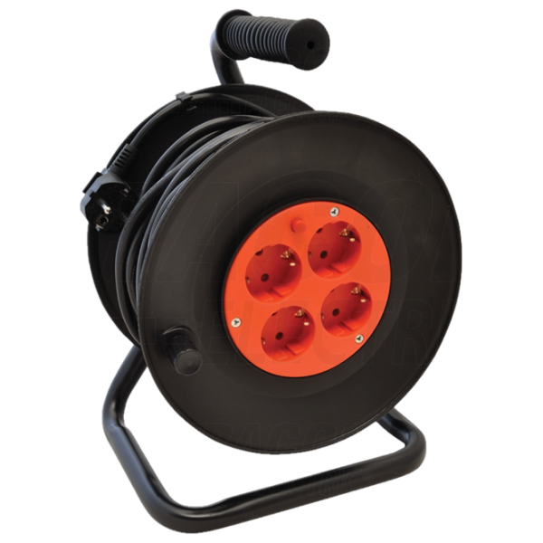 Prelungitor pe tambur Profmet 213011 25 m Black photo 1