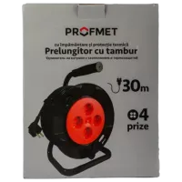 Prelungitor pe tambur Profmet 213004 30 m Black photo 5