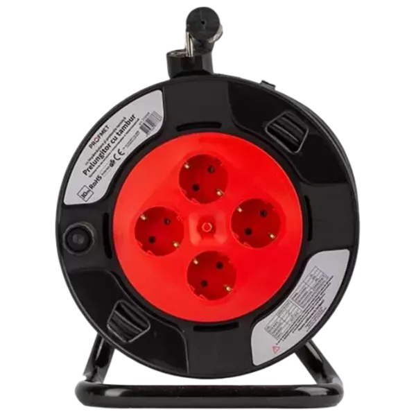 Prelungitor pe tambur Profmet 213002 15 m Black photo 4