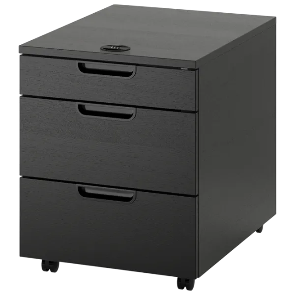 Comodă pentru birou Ikea Galant 55 x 45 x 60 / PAL / Black photo 1
