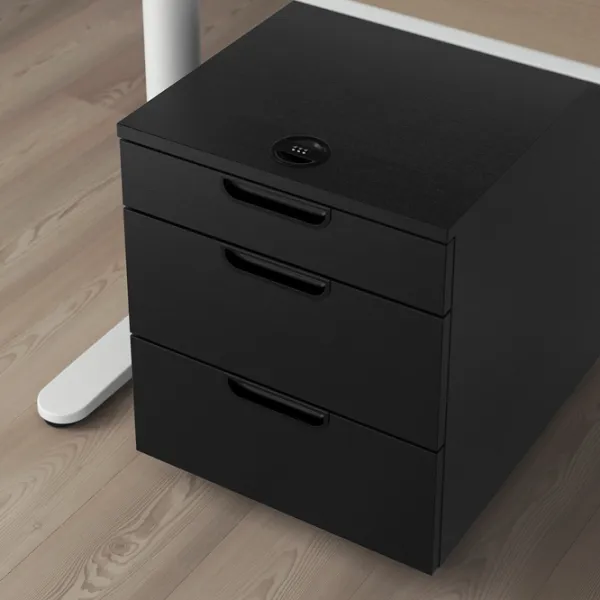 Comodă pentru birou Ikea Galant 55 x 45 x 60 / PAL / Black photo 2