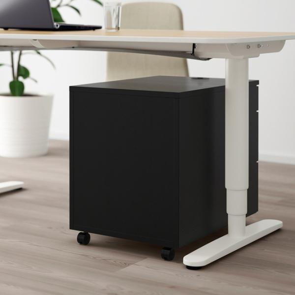 Comodă pentru birou Ikea Galant 55 x 45 x 60 / PAL / Black photo 3