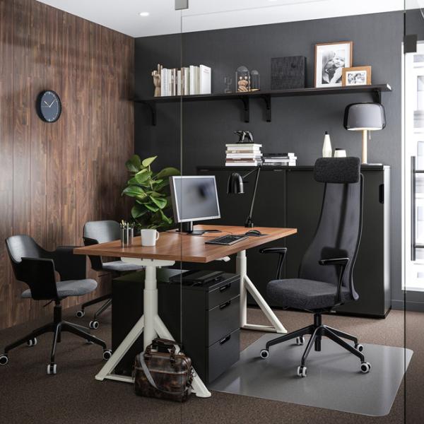Comodă pentru birou Ikea Galant 55 x 45 x 60 / PAL / Black photo 4