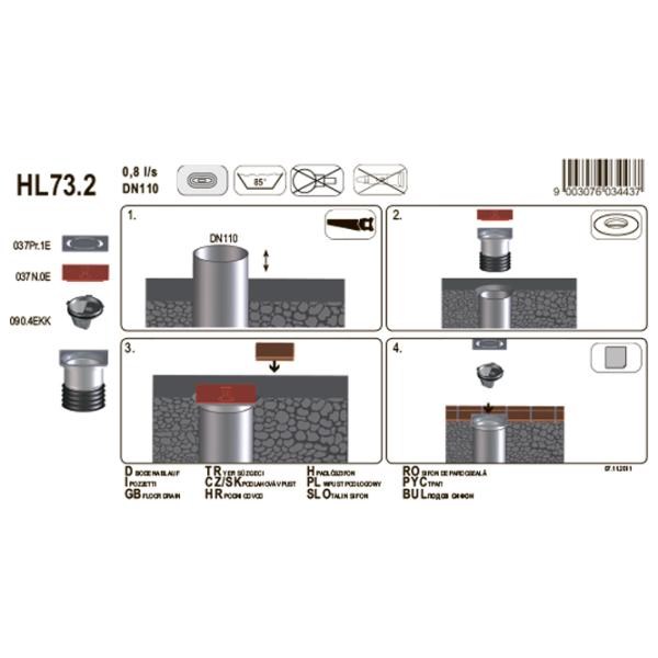 Трап для душа HL HL73.2 Пластик photo 2 Трап для душа HL HL73.2 Пластик photo 2