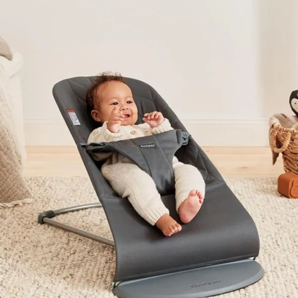 Balansor BabyBjorn Bliss Anthracite 0 luni - 2 ani / Anthracite photo 2 Balansor BabyBjorn Bliss Anthracite 0 luni - 2 ani / Anthracite photo 2