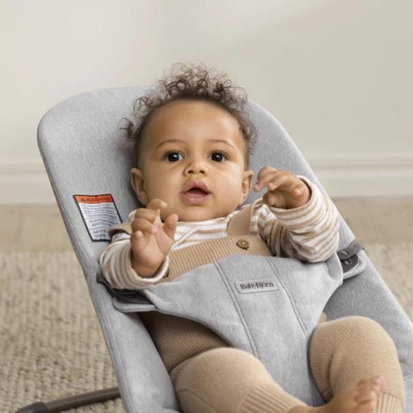 Балансир BabyBjorn Bliss Light Gray 0 месяцев - 2 года / Светло Серый photo 3 Балансир BabyBjorn Bliss Light Gray 0 месяцев - 2 года / Светло Серый photo 3