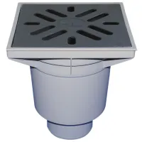 Rigolă de duș HL HL606W/1 Plastic