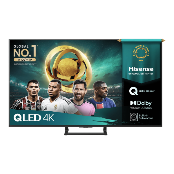 Телевизор Hisense 55A7Q 55" / QLED / 4K / Smart TV / Черный photo 1 Телевизор Hisense 55A7Q 55" / QLED / 4K / Smart TV / Черный photo 1