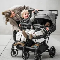 Cărucior pentru copil BabyGo GoTwice BGO-7902/ Gray photo 8
