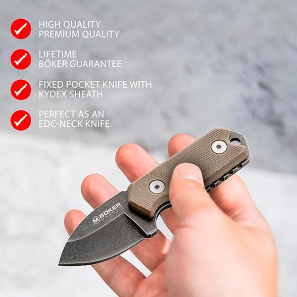 Cuțit Boker Little Friend Micro Camping / Oțel inoxidabil photo 2