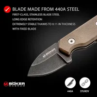 Cuțit Boker Little Friend Micro Camping / Oțel inoxidabil photo 4