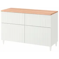 Comodă Ikea Besta/Sutterviken/Kabbarp 76 x 120 x 42 / MDF / Alb