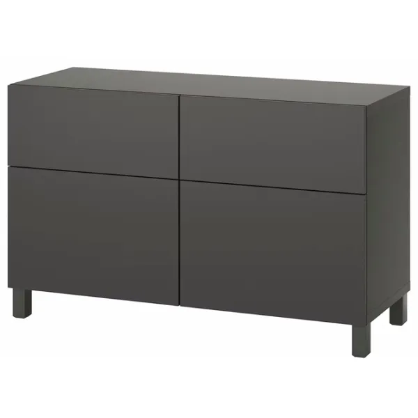 Comodă Ikea Besta/Lappviken/Stubbarp 74 x 120 x 42 / MDF / Sur închis photo 1