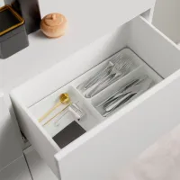 Comodă Ikea Besta/Lappviken/Stubbarp 74 x 120 x 42 / MDF / Alb photo 6