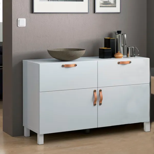 Комод Ikea Besta/Lappviken/Stubbarp 74 x 120 x 42см / МДФ / Белый photo 2