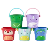 Игрушки для ванной Skip Hop Multi Zoo Stack&Pour от 9 месяцев
