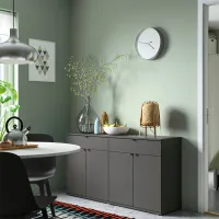 Comodă Ikea Vihals 75 x 140 x 37 / MDF / Sur închis photo 3