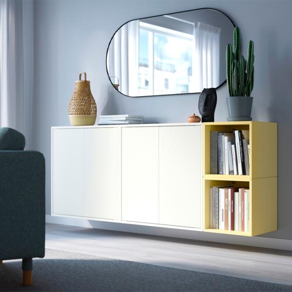 Comodă Ikea Eket 70 x 175 x 35 / MDF / Alb photo 5