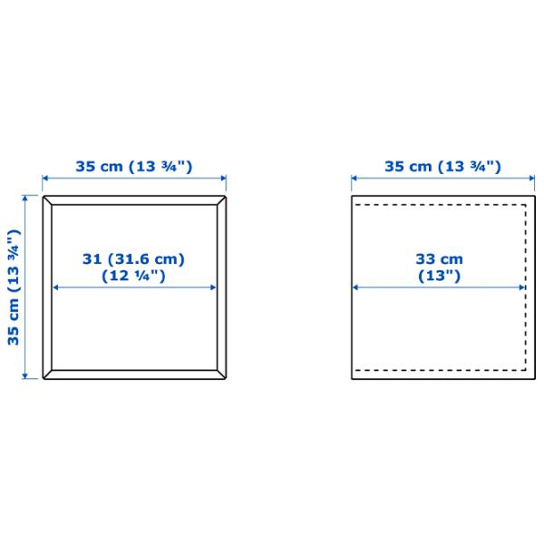 Comodă Ikea Eket 70 x 175 x 35 / MDF / Alb photo 6