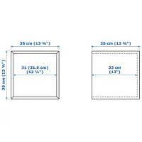 Comodă Ikea Eket 70 x 175 x 35 / MDF / Alb photo 6