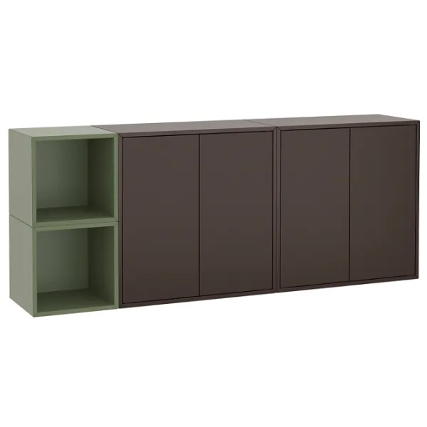 Comodă Ikea Eket 70 x 175 x 35 / MDF / Gri Verde Gri închis photo 2