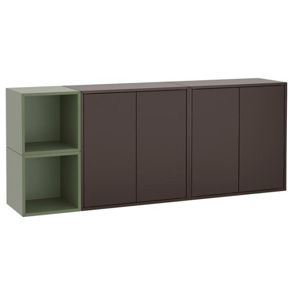 Comodă Ikea Eket 70 x 175 x 35 / MDF / Gri Verde Gri închis photo 2