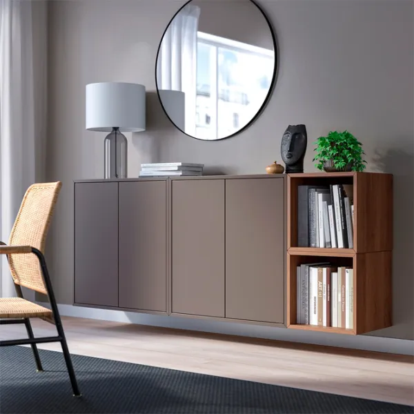 Comodă Ikea Eket 70 x 175 x 35 / MDF / Sur închis photo 2