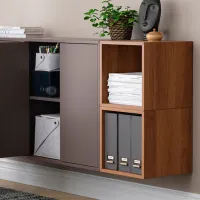 Comodă Ikea Eket 70 x 175 x 35 / MDF / Sur închis photo 3