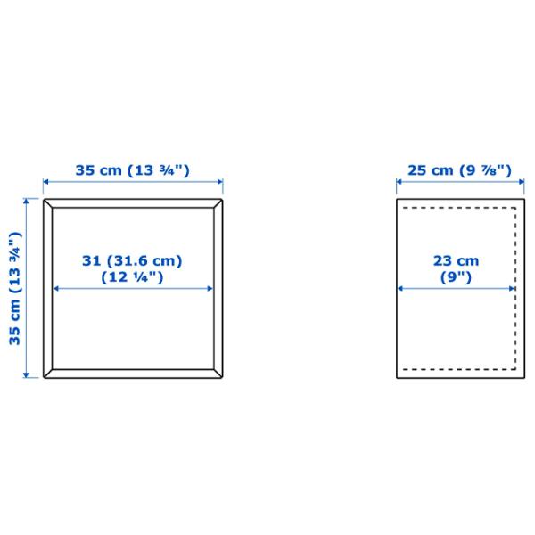 Comodă Ikea Eket 70 x 175 x 35 / MDF / Sur închis photo 7