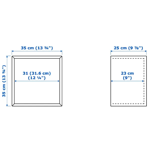 Comodă Ikea Eket 70 x 175 x 35 / MDF / Alb Nuc photo 7