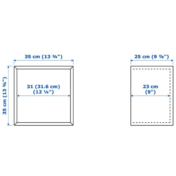 Comodă Ikea Eket 70 x 175 x 35 / MDF / Alb Nuc photo 7