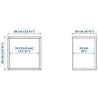 Comodă Ikea Eket 70 x 175 x 35 / MDF / Alb Nuc photo 7