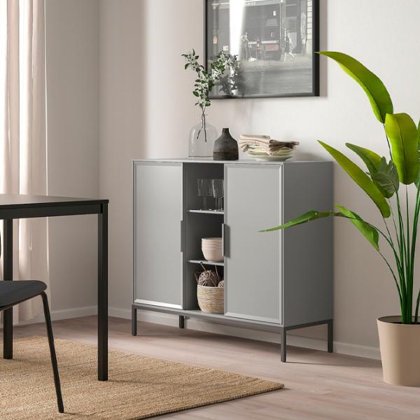 Comodă Ikea Tullstorp  89 x 99 x 35 / Oțel / Gray photo 2
