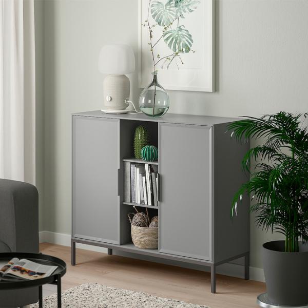 Comodă Ikea Tullstorp  89 x 99 x 35 / Oțel / Gray photo 4